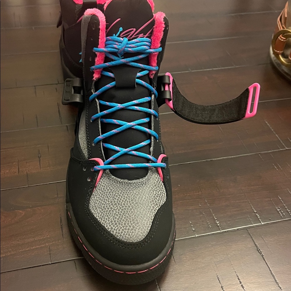 Nike Air Jordan Flight 45 TRK Trek Shoes Sneakers Boots 467956 008 Girls Youth 6 - Picture 11 of 16